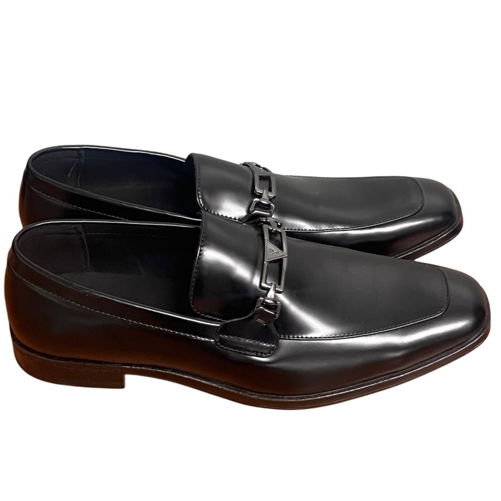 NWT Men’s Guess Hoyt Black Slip On Dress Shoe Size 10.5